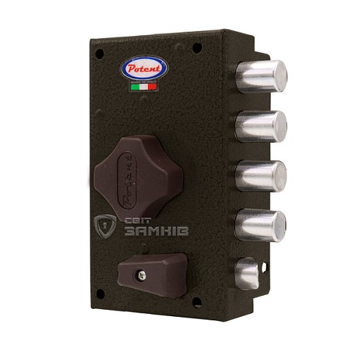 Замок накладной POTENT 1710 (BS45мм) левый 3 ключа - Фото №1