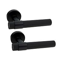 Ручки на розетте FORME Alya 334A N52 черный матовый