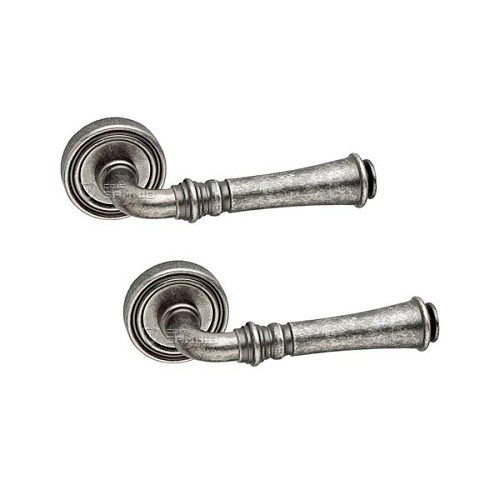 Ручки на розетте FIMET Tasha 1028 (261) F45 античное железо - Фото №1