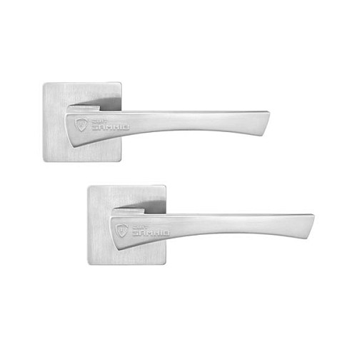 Ручки на розетте  MVM Z-1420 (T1-E1) MC матовый хром - Фото №1