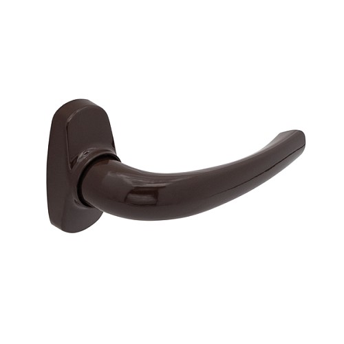 Ручки на розеті OZEN AA-258 з накладками KH коричневий - Фото №2